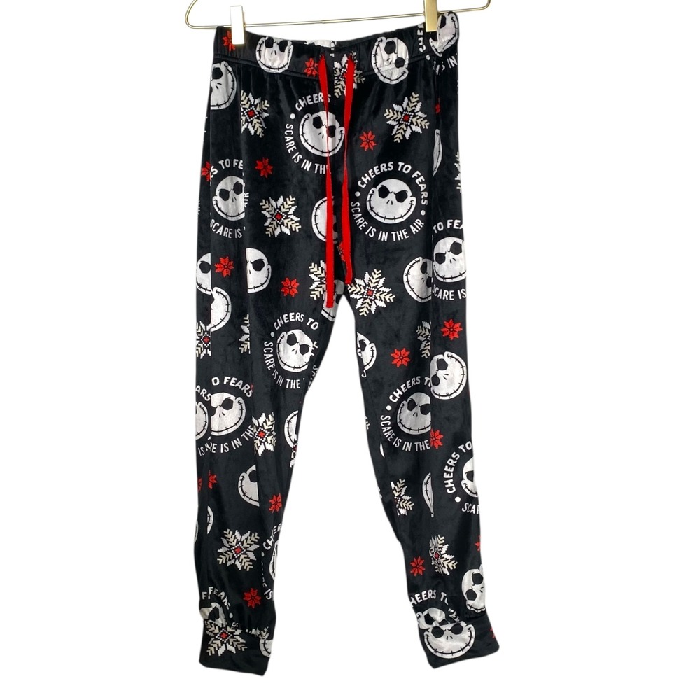 Disney Nightmare Before Christmas Pajama Pants Fleece Halloween‎ S (4-6)